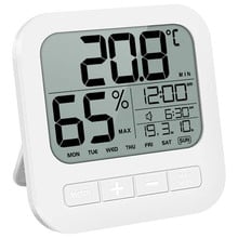 Digital Thermometer-Hygrometer Alarm Clock